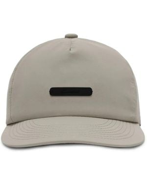 Fear Of God Logo-Plaque Five-Panel Cap - Grey