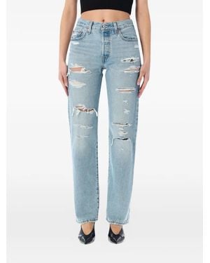 Levi's 501 '90S Distressed Jeans - Blue