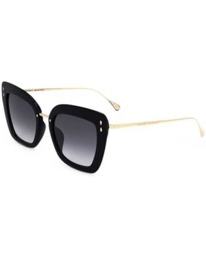 Isabel Marant Geometric-Frame Sunglasses - White