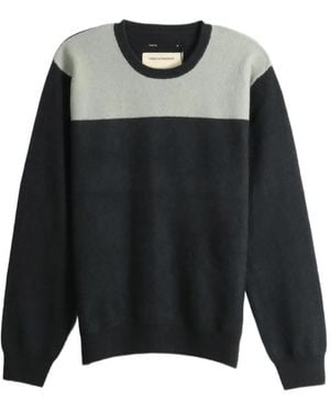 Frenckenberger Colour-Block Sweater - Black