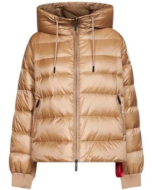 AFTER LABEL Blaine Hooded Quilted Jacket - Natural