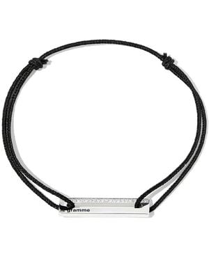 Le Gramme Le 1.7G Cord Bracelet - Metallic