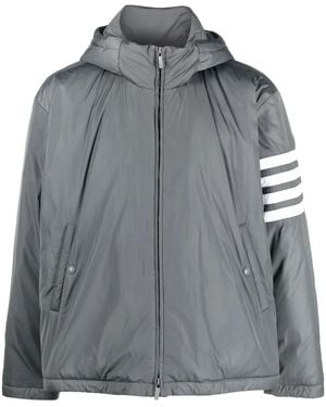 Thom Browne 4bar Zipped Jacket - Grey