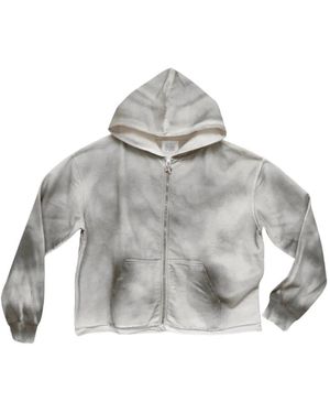 NORMFORM Double-Layer Distressed Hoodie - White