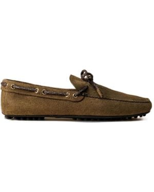 Car Shoe Loafer Aus Wildleder - Braun