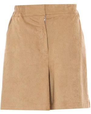 Urbancode Wide Leg Shorts - Natural