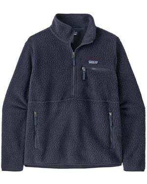 Patagonia Pull À Col Montant Zippé - Blue