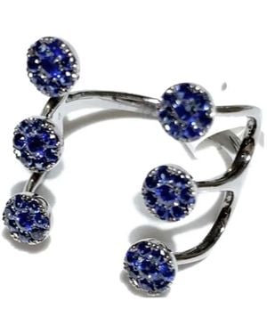 Stefere 18K Sapphire Aurore Ring - Blue