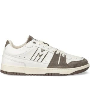 The Mercer Brand Logo-Embroidered Low-Top Trainers - White