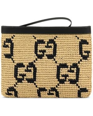 Gucci Gg Clutch Bag - Metallic