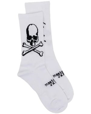 Mastermind Japan Sokken Met Logoprint - Wit