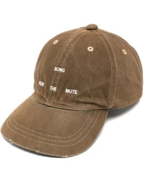 Song For The Mute Pet Met Geborduurd Logo - Naturel