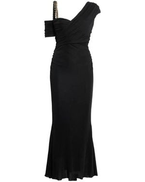 Roberto Cavalli Kleid Mit Ketten-Schulterträger - Schwarz