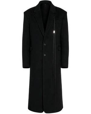 Ann Demeulemeester Button-Fastening Coat - Black