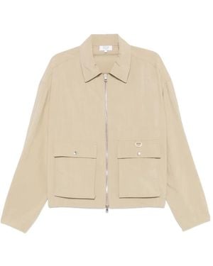 Maison Kitsuné Zip-Front Utility Jacket - Natural