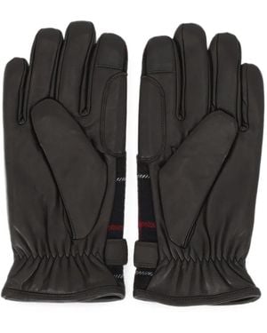 Barbour Gants Newbrough À Motif Tartan - Noir
