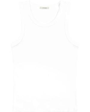 Entire studios Crew-Neck Tank - White