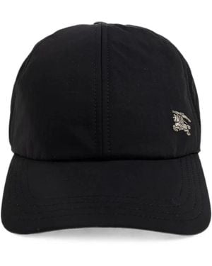 Burberry Casquette À Plaque Logo - Noir