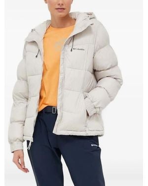Columbia Pike Lake Hooded Puffer Jacket - White