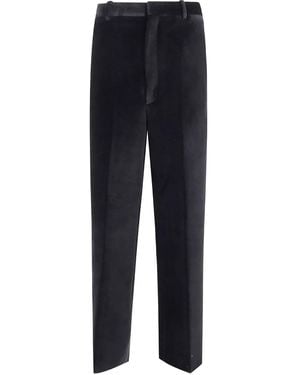 Jil Sander ベルベット パンツ - ブルー