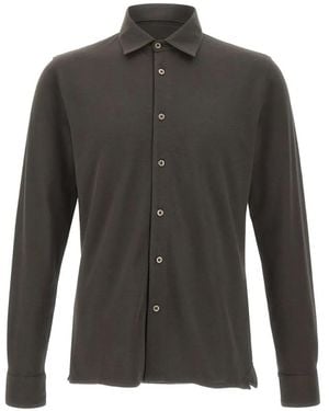 Kangra Cotton-Piqué Jersey T-Shirt - Gray