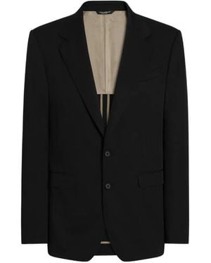 Dolce & Gabbana Taormina Single-Breasted Jacket - Black