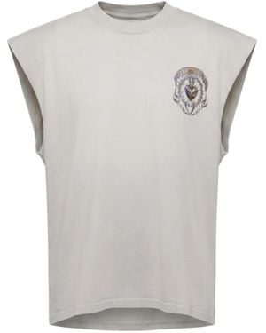 Ksubi Anguish Graphic-Print Tank Top - Grey