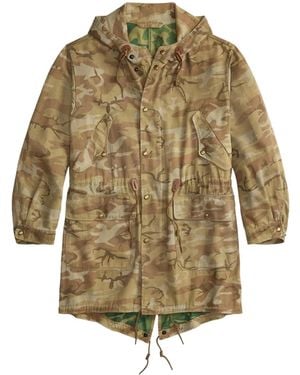 RRL Parka Con Estampado Militar - Verde