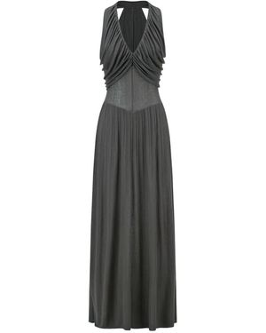 Oude Waag V-Neck Maxi Dress - White