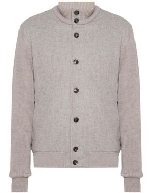 Tombolini Button-Down Jacket - Grey
