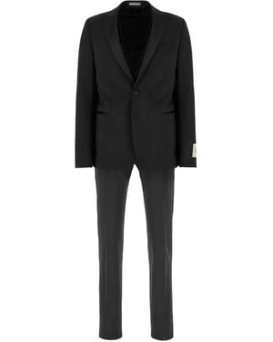 Corneliani Single-Breasted Suit - Black