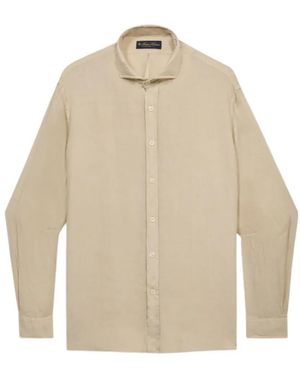 Brooks Brothers Long-Sleeve Buttoned Shirt - Natural