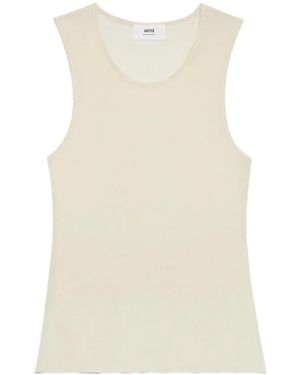 Ami Paris T-shirts And Polos - Natural