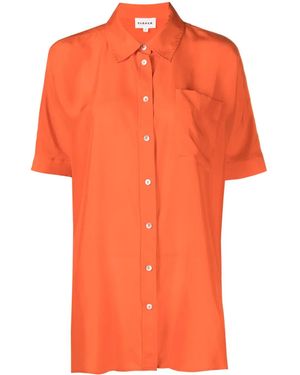 P.A.R.O.S.H. Hemd Aus Seide - Orange