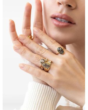 Nimo With Love 18K Hexagon Diamond Ring - Natural