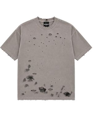 WARMAN Distressed-Effect T-Shirt - Gray