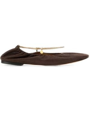 Stella McCartney Ballerinas Mit Kettendetail - Weiß