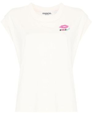 Essentiel Antwerp Glaieul T-Shirt - White