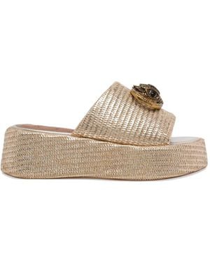 Kurt Geiger Chelsea Platform Mules - White