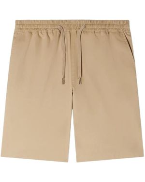 Sandro Short En Coton À Lien De Resserrage - Natural
