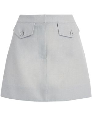 Proenza Schouler Jamison Mini Skirt - Grey