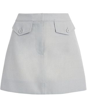 Proenza Schouler Jamison Mini Skirt - Gray