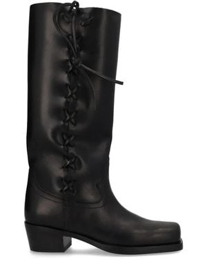 Paris Texas Cowboy Boots - Black