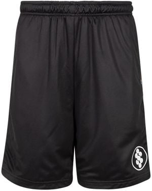 Supreme Feedback Soccer Printed Shorts - Black