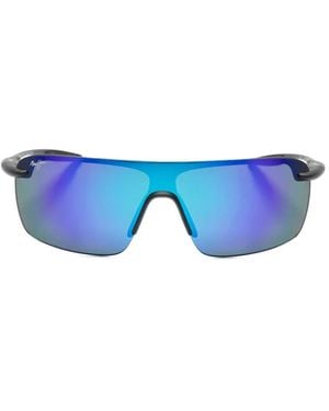 Maui Jim Palulu Rectangle-Frame Sunglasses - Blue