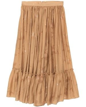 BLAKLACE Butterfly Skirt - Brown