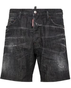 DSquared² Marine Denim Shorts - Black