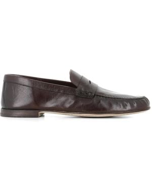Alberto Fasciani Mocassins En Cuir À Entaille Penny - White