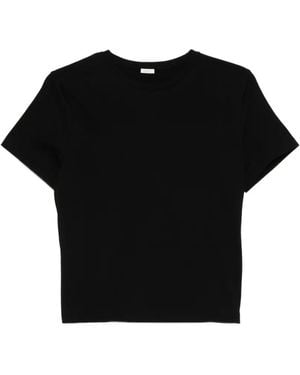 Amomento Round-Neck T-Shirt - Black