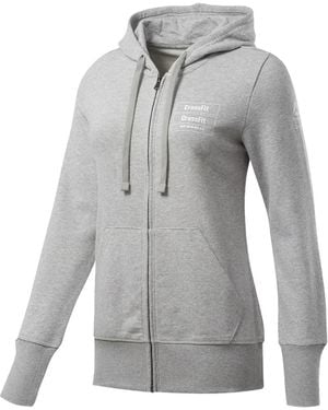 Reebok Crossfit Full-Zip Hoodie - Gray